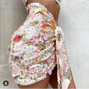 The Dolls House Fashion Beaudelle skirt in shell